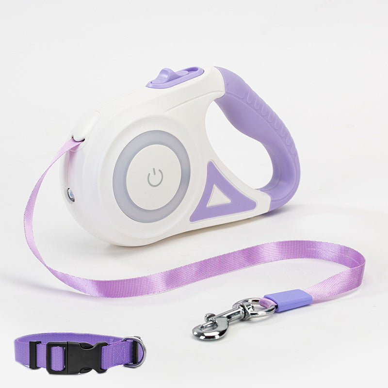 Dog Leash with LED lighting